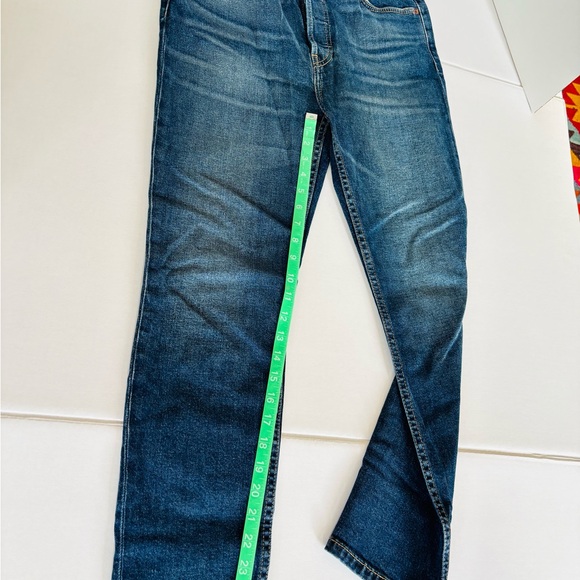 Re/Done high rise ankle crop jeans - Picture 6 of 10